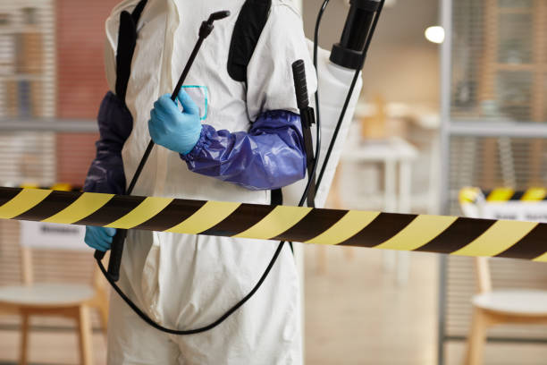 Professional Trauma Scene Cleanup technician working in Lewisville, IN